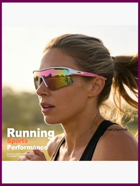 Polarized Sports Sunglasses with UV400 Protection for Outdoor Activities main image 6